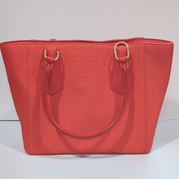 Dagne Dover Signature Tote Red/Orange - Picture 1 of 12